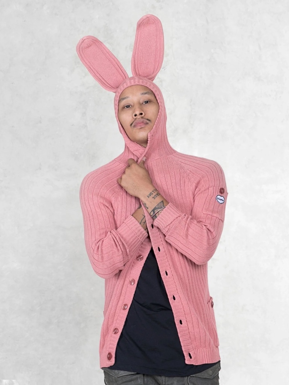NWT Pink Blamo Bunny Sweater Unisex sz M